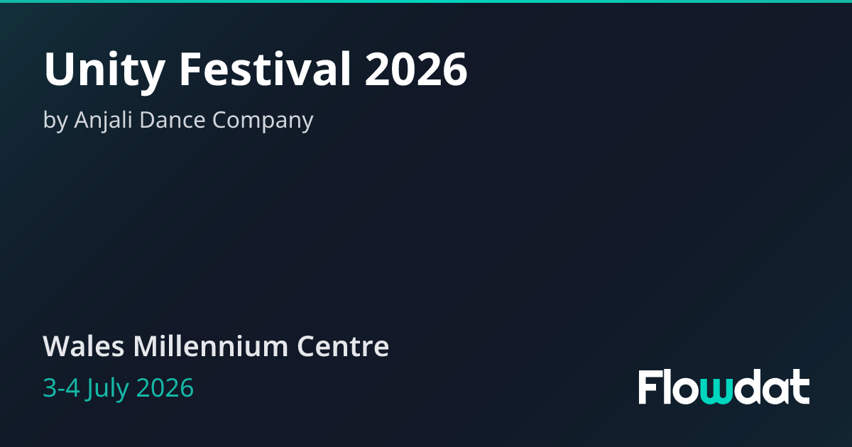 Unity Festival 2026 — Cardiff, UK 2026 | Flowdat